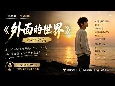 一开口就泪目！《外面的世界》男声深情翻唱｜齐秦经典歌曲重新演绎｜唱给每一个曾经远行的人