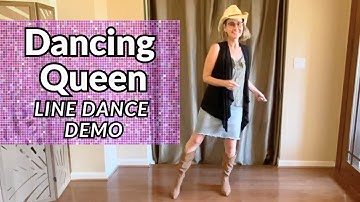 Beginner Dance | Dancing Queen Line Dance demo #linedance