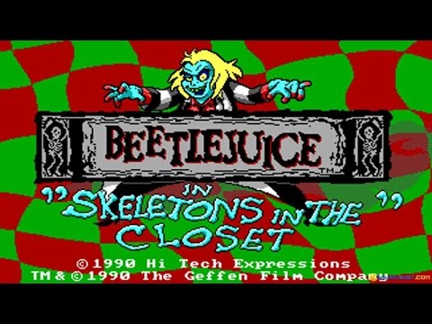 Beetlejuice: Skeleton in the Closet gameplay (PC Game, 1990)