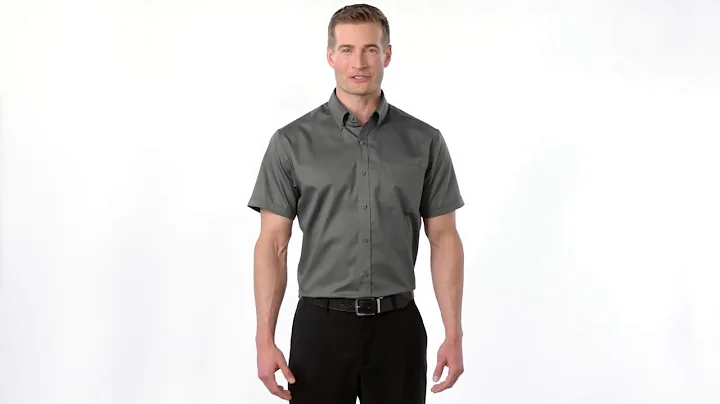 Port Authority S664 Short Sleeve SuperPro Twill Shirt - Buy at ApparelnBags.com