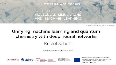 Unifying machine learning and quantum chemistry with deep neural networks by K. T. Schütt
