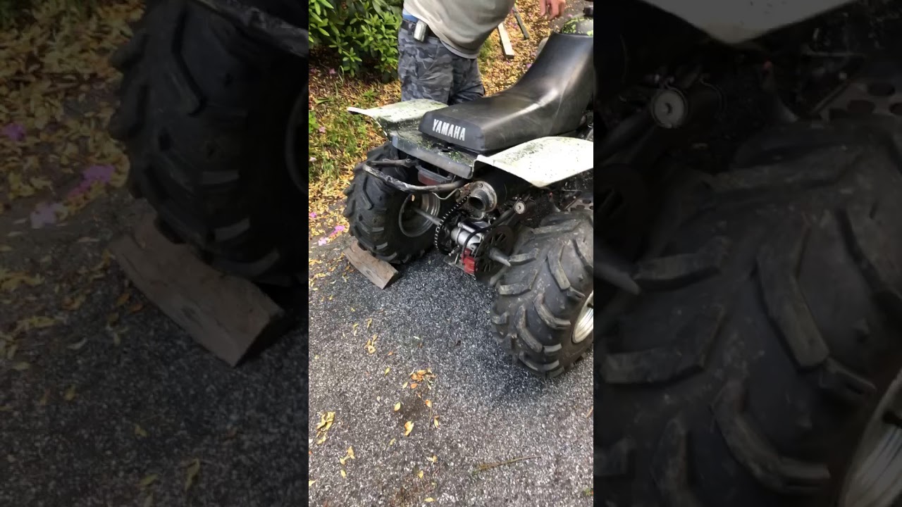 Yamaha Warrior with HMF exhaust YouTube
