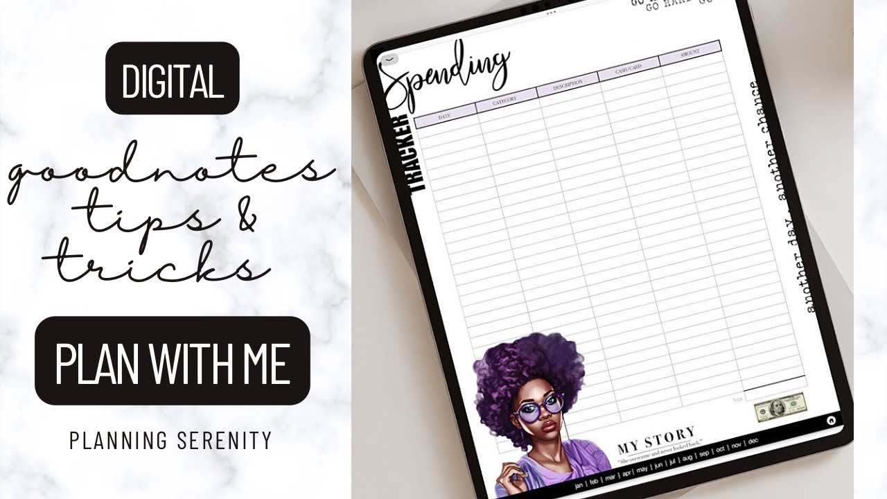 DIGITAL PLAN WITH ME | HOW TO MAKE A TEMPLATE IN GOODNOTES | IPAD ...
