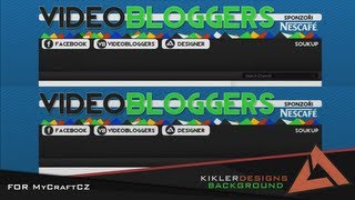 KiKlerDesigns - Background for MyCraftCZ [speed art]