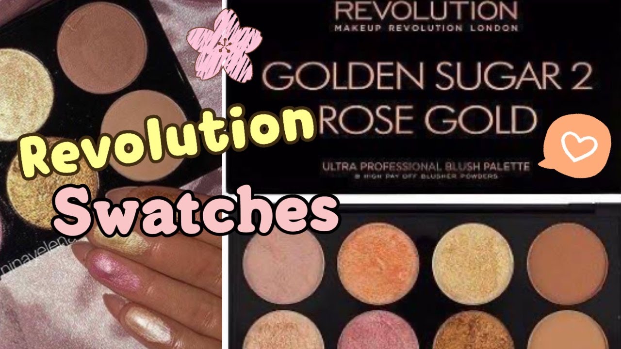 Makeup Revolution Ultra Palette Golden Sugar 2 Blush, Bronze & Highlight Review and Swatches