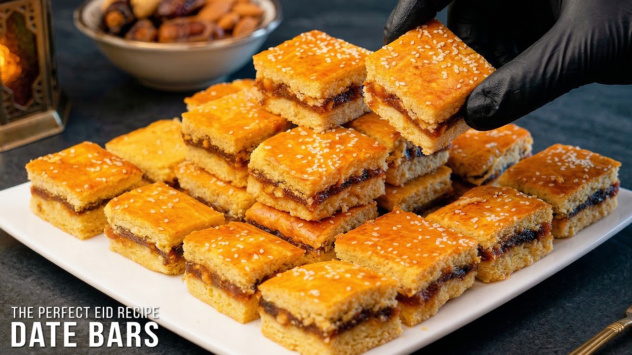 The Best Date Bars Recipe | MASTERCLASS | Dates Squares