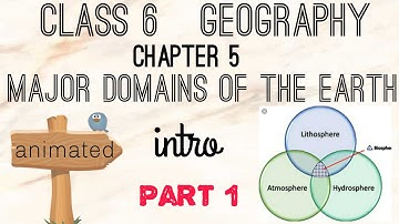 Class 6 - Major Domains of Earth - Ch 5 - Introduction PART 1 - (Animation) GEOGRAPHY