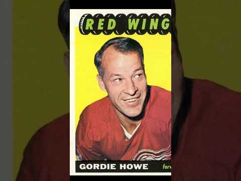 Gordie Howe Detroit Red Wings 1965-66 Topps 108 NHL Hockey Card