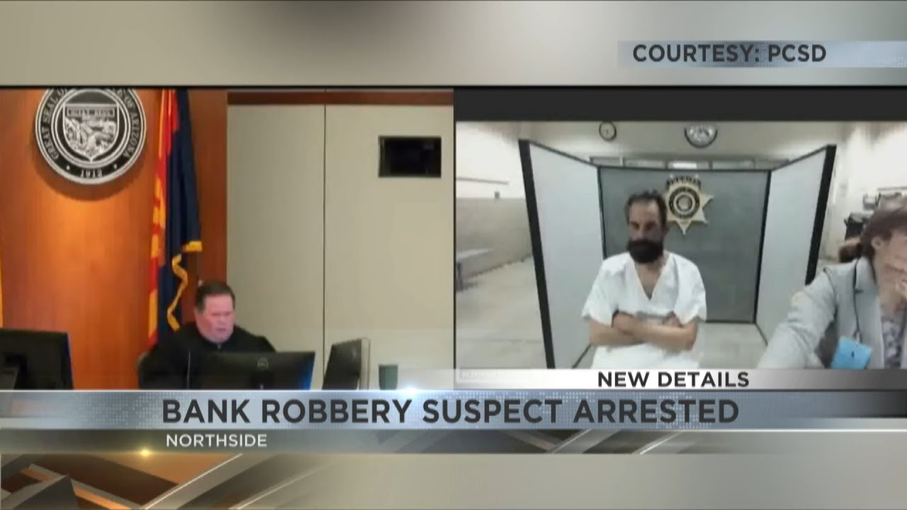 Tucson man arrested in connection with bank robbery, PCSD says