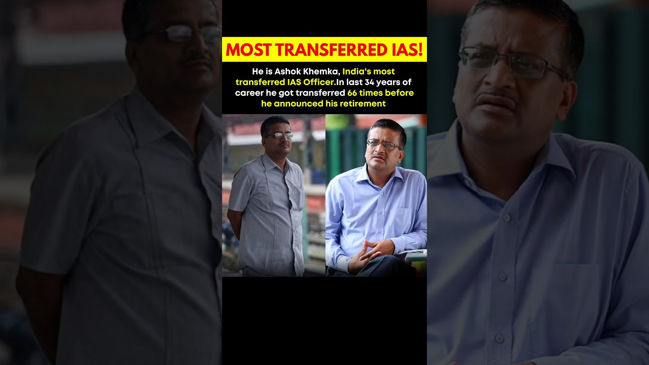 Most Transferred IAS Officer in India 🚨 | Ashok Khemka’s 66 Transfers in 34 Years!