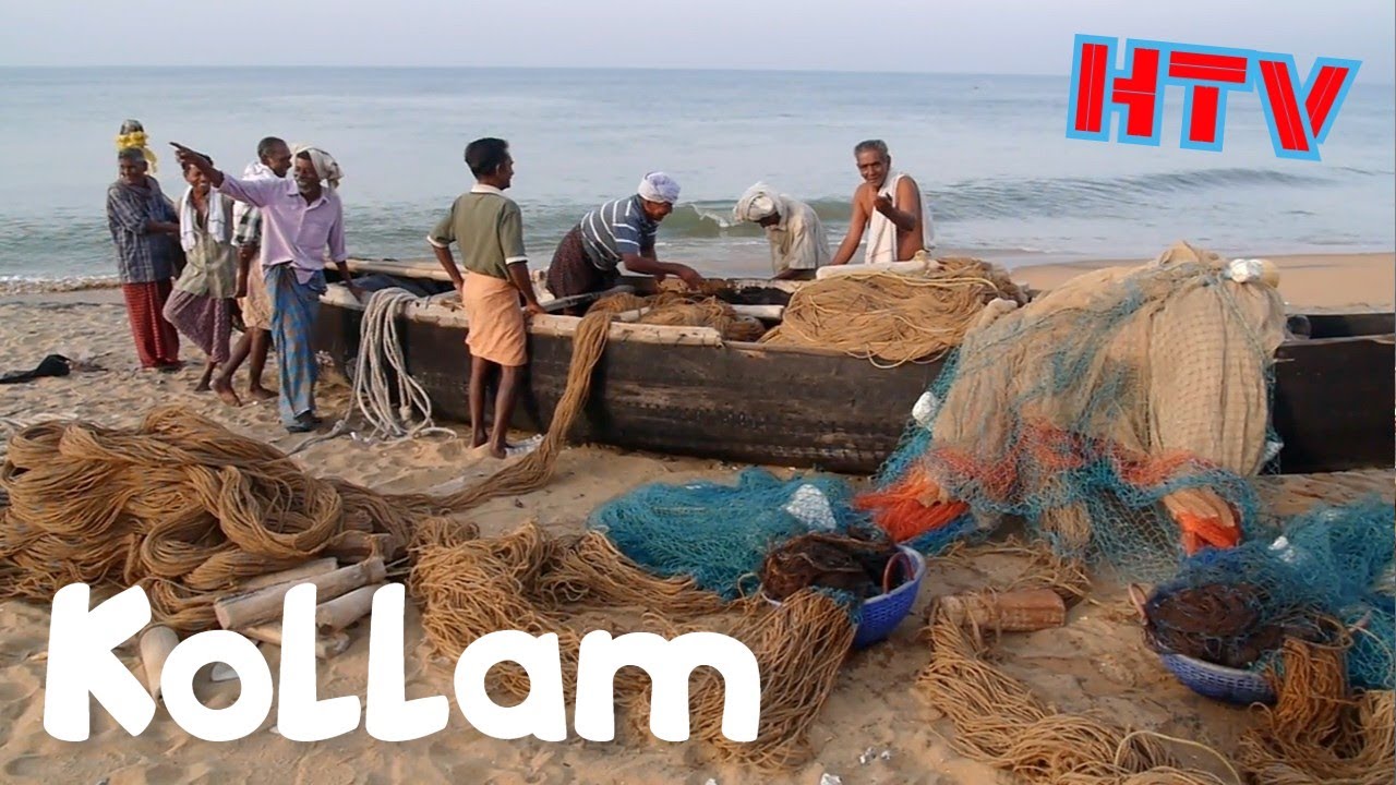 India Kerala Kollam-On the Beach