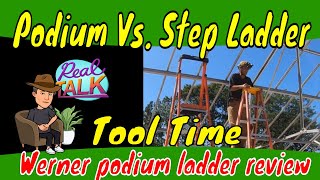 Is the Werner podium ladder better than a step ladder