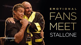 Emotional Fans Meet Sylvester Stallone