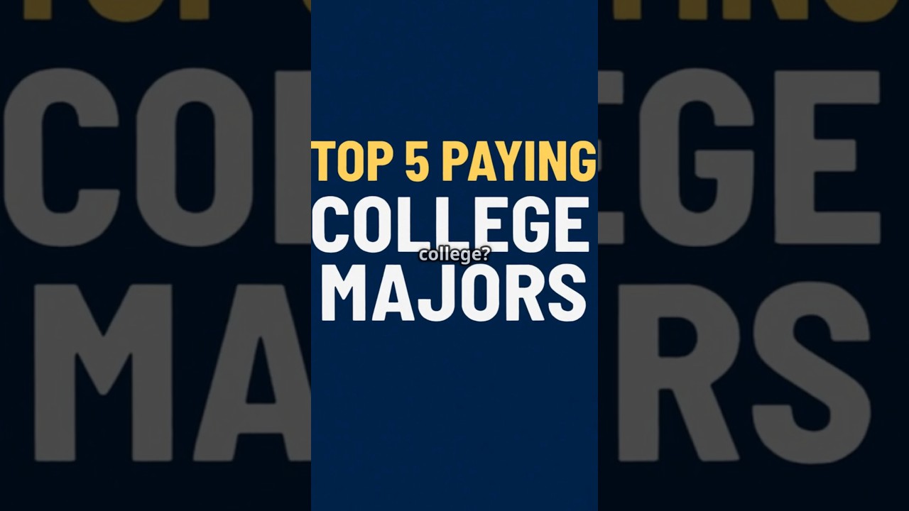 Top 5 College Majors That Make The Most Money 💸🎓 
