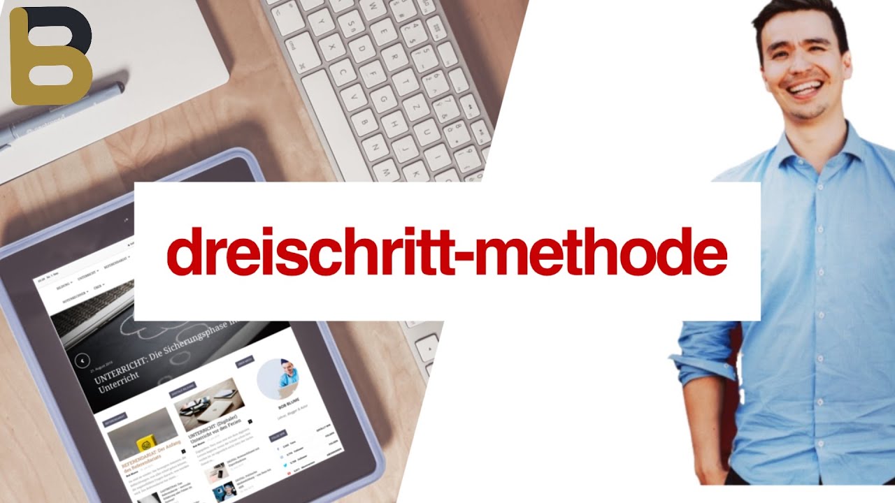 New 15 Punkte im Deutschabitur: Dreischritt-Methode