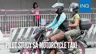 LTFRB: Pilot study sa motorcycle taxi, matatapos sa Mayo