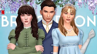 Creating BRIDGERTON Characters in The Sims 4 CAS 🪻