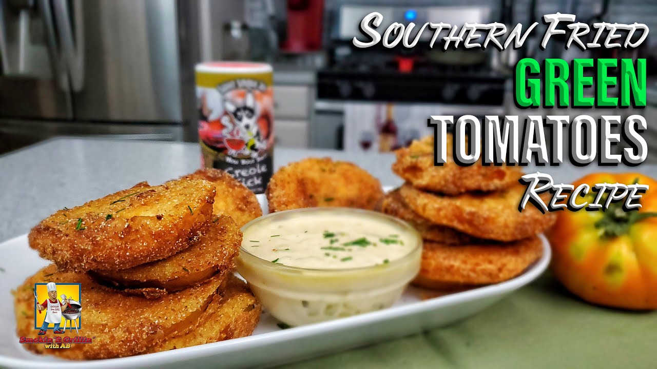 Southern Fried Green Tomatoes-Here's what to do with those green tomatoes.