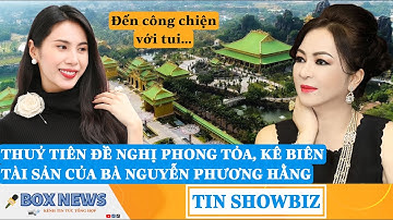 Ca sĩ Thuỷ Tiên đề nghị phong tỏa, kê biên tài sản của bà Nguyễn Phương Hằng