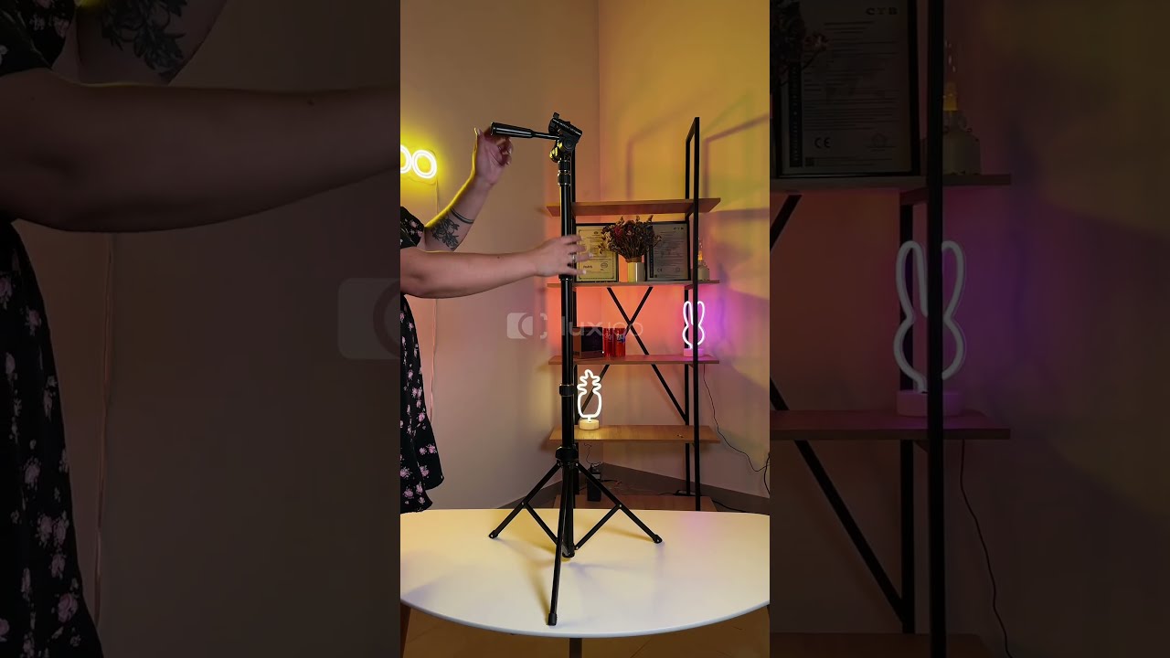 Штатив тренога высотой 2м для фотоаппарата, телефона, камеры с чехлом