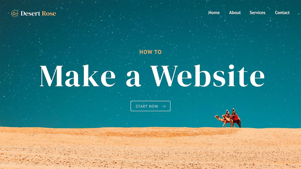 How to make a website #1 - Step by Step - Tyler Moore
