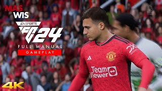 Manchester United vs Liverpool | EA FC 24 Realistic Gameplay | EPL Match Week 32
