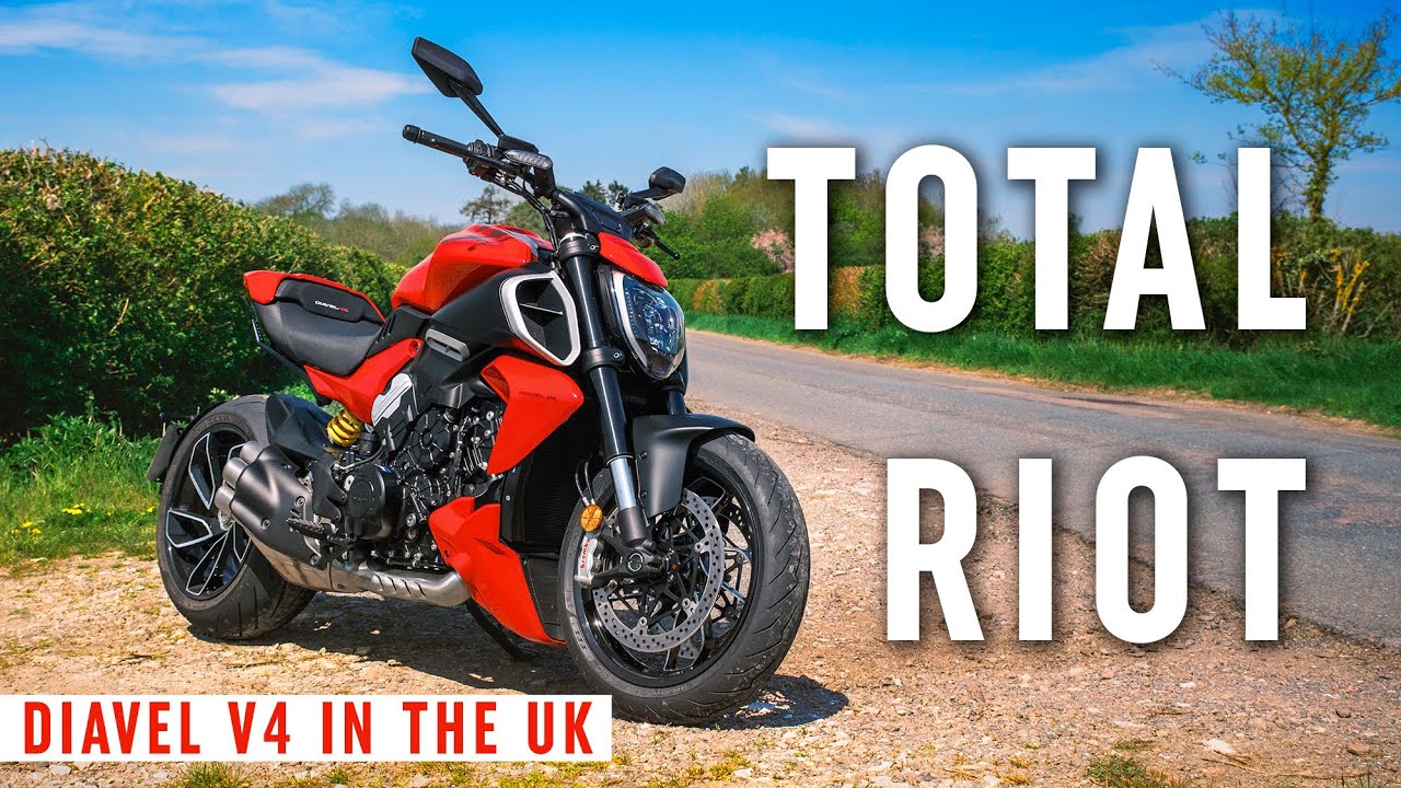 The most SHOCKING bike of 2023? Ducati Diavel V4 UK review