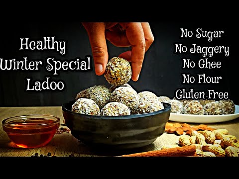 Healthy Winter Special Ladoo Recipe  Seeds and Dry Fruits laddu