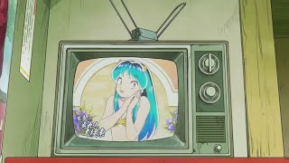 Lum-chan appears on TV looking for his Darling!!!  ^_^  \