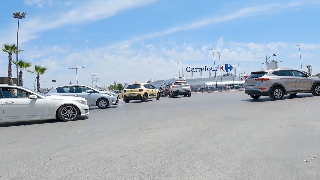 جولة في مدينة سلا ، كارفور ، حي الرحمة ، الدار الحمرة ، Carrefour sale