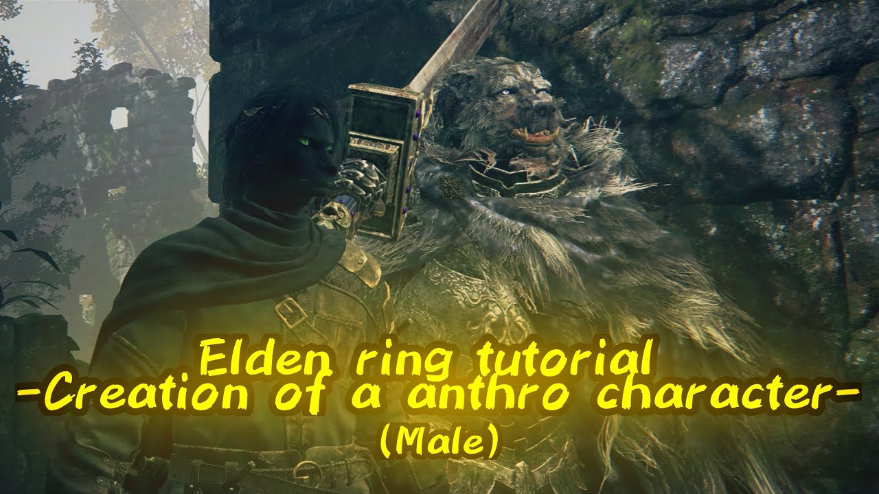 Elden ring how to create a furry anthro character tutorial