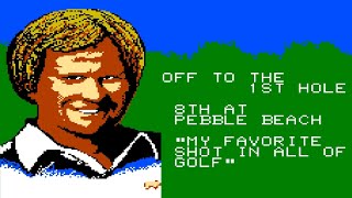 Jack Nicklaus’ Greatest 18 Holes of Major Championship Golf (NES) Playthrough