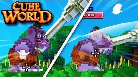 Cube World Funny Moments #1 - Chicken VS Ogre