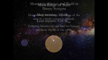 Module 9 / Lecture 2 : Stellar Temperature and Mass