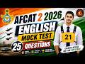 🔥 AFCAT 2 2026 English Mock Test | 25 Most Expected Questions | Exam Level Practice ✈️🇮🇳