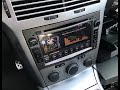 Opel Astra H Vauxhall / Instalación de auto radio reproductor de pantalla gps / Corsa Meriva Antara