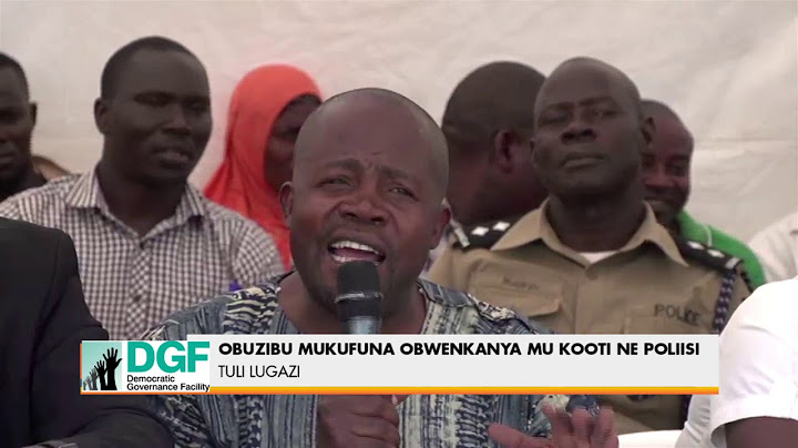 OMUDAALA :Obuzibu mukufuna obwenkanya mu kkooti ne Poliisi A