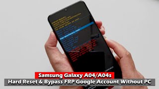 Samsung Galaxy A04/A04s - Hard Reset & Bypass FRP/ Google Account Without PC screenshot 5
