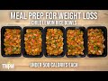 Meal Prep with Under 500 Calories for Weight Loss | Chile Lemon Rice Bowls