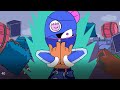 Brawl Stars Animation #40  - Tara Ninja Vs MrP Vs 8Bit Vs Hero BiBi
