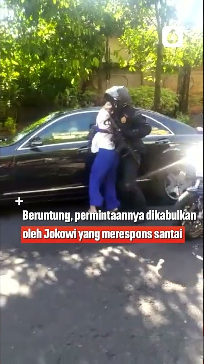 Wanita Terobos Paspampres di Bali Demi Bersalaman dengan Jokowi #Shorts