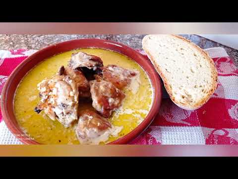 κοτόπουλο με σάλτσα σκόρδου- σκμέρουλι (γεωργιανό  φαγητό)- ქათმის კერძი, შქმერული