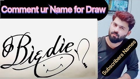 How to Draw  with Cut Marker | Biedie Name Signatures | #beidie    #englishcalligraphy #shorts