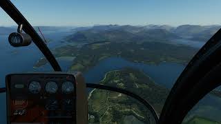 X-Plane 12: S300CBi Flying Mountain Highs and Low Slow Into McCaig's Tower and Out to Land