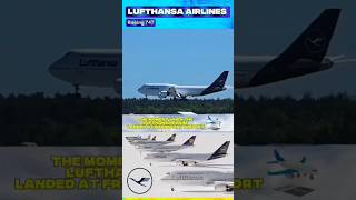 Lufthansa Boeing 747 Landing #aviation #airplane #planespotting #lufthansab747 #airport #fyp #viral
