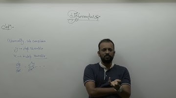 What are differential Equations-01 By Prakash Gupta (PG Sir) B.Tech. IIT Bombay