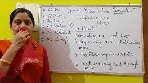 Class I Computer 10 07 2021 by Ms Poonam Singh