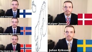 Impression of Nordic languages  by one person