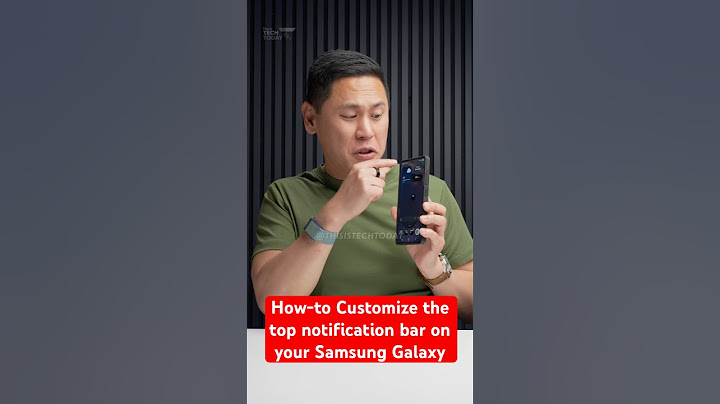 How-to Customize the top Notification Bar on the Samsung Galaxy S25 Ultra