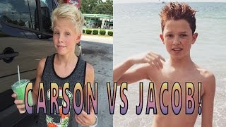 Jacob sartorius vs carson lueders! this video is a comparison of and
lueders with pictures, singing without autotune, then now...